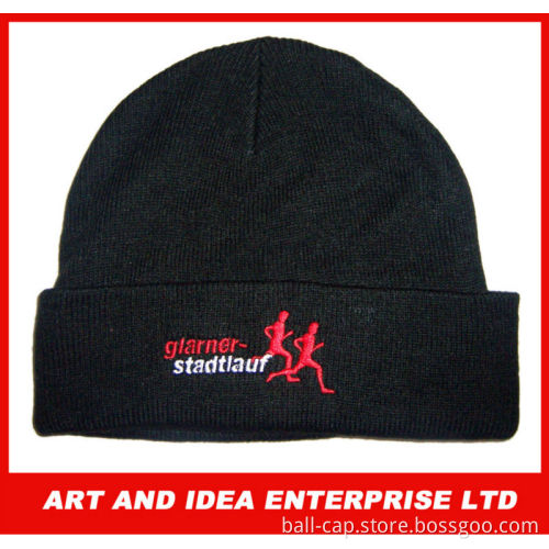 Latest promotion knitting beanie sport hats
